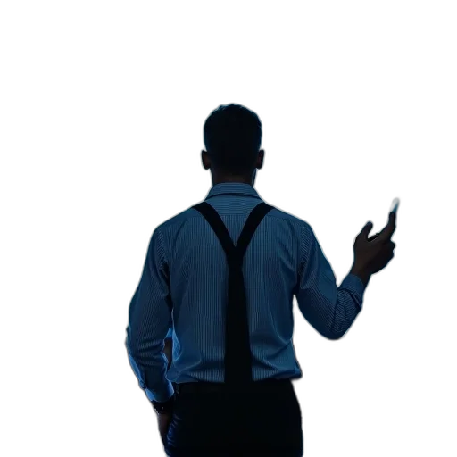 staff, jacket, dress, robot transparent PNG cut-out