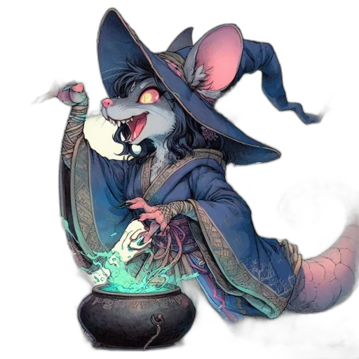 staff, hat, jewelry, mask transparent PNG cut-out