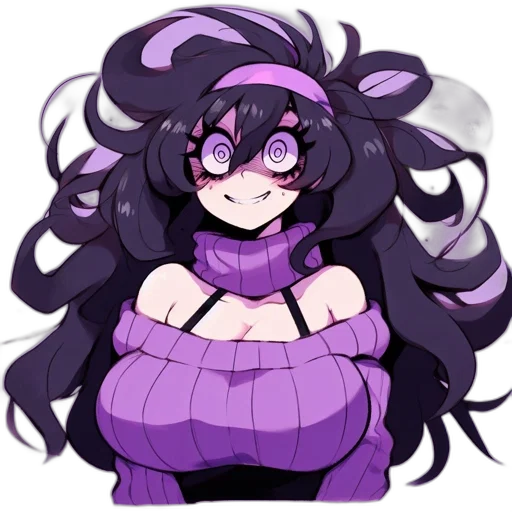 creature, mask, hair, face transparent PNG cut-out