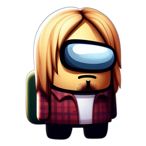 jacket, face, robot, pixel art transparent PNG cut-out