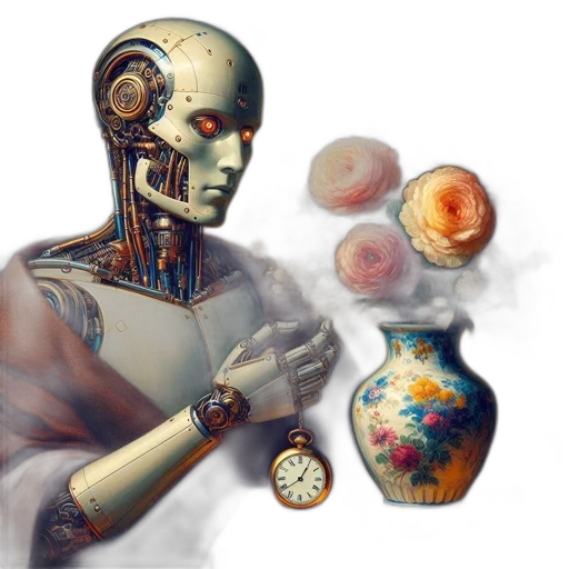 robot, jewelry, concept art, fantasy art transparent PNG cut-out