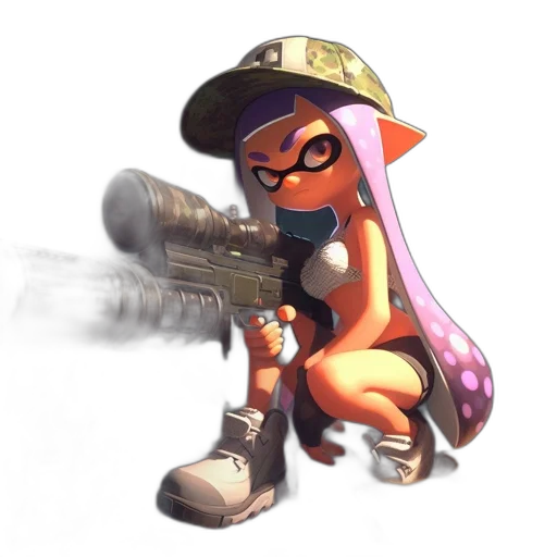 weapon, staff, animal, hat transparent PNG cut-out