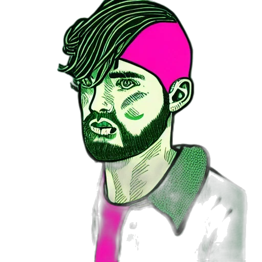 face, mask, hat, jacket transparent PNG cut-out
