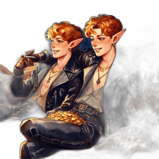 concept art, fantasy art, watercolor, pixel art transparent PNG cut-out