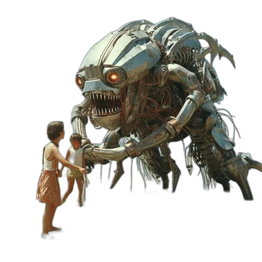 creature, robot, weapon, animal transparent PNG cut-out