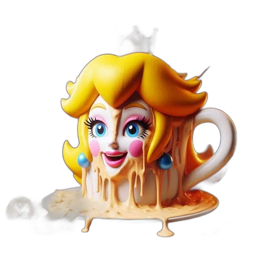 crown, food, concept art, pixel art transparent PNG cut-out
