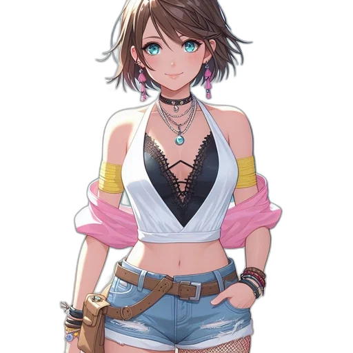staff, weapon, jewelry, jacket transparent PNG cut-out