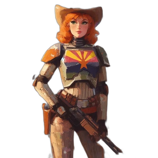 weapon, staff, robot, jacket transparent PNG cut-out