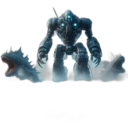 creature, robot, dragon, animal transparent PNG cut-out
