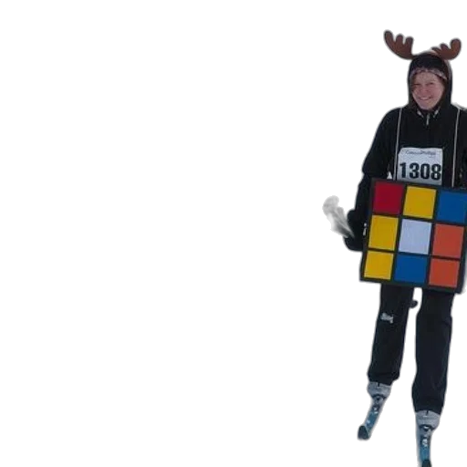 robot, creature, jacket, hat transparent PNG cut-out