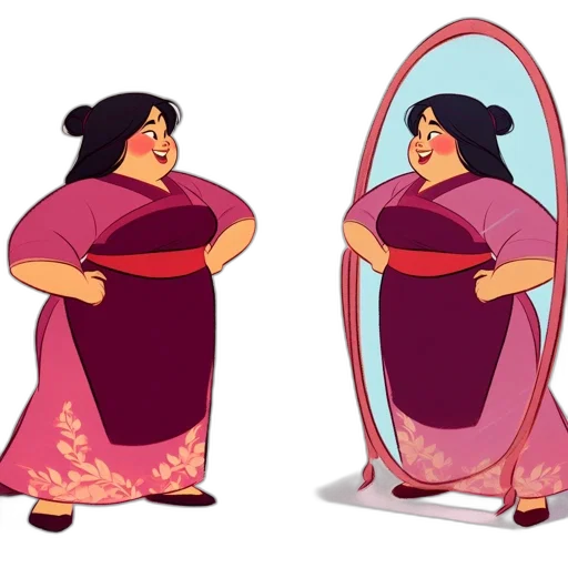 dress, concept art, cartoon, 3d render transparent PNG cut-out