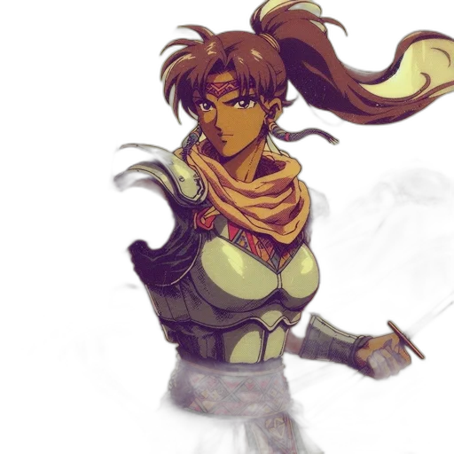 concept art, fantasy art, pixel art, cyberpunk transparent PNG cut-out
