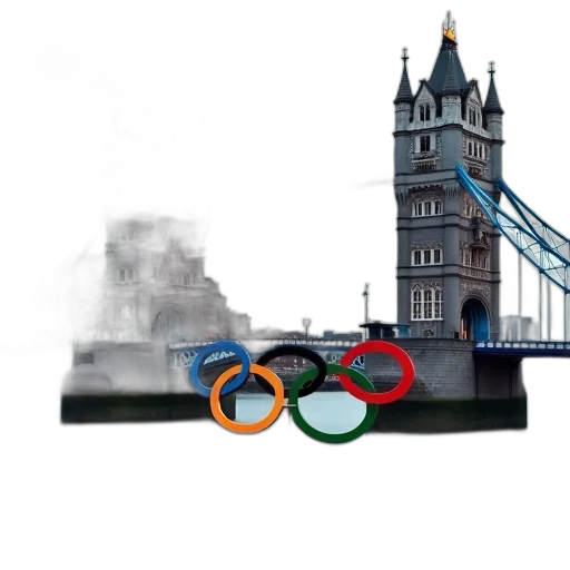 concept art, 3d render, london, tower transparent PNG cut-out