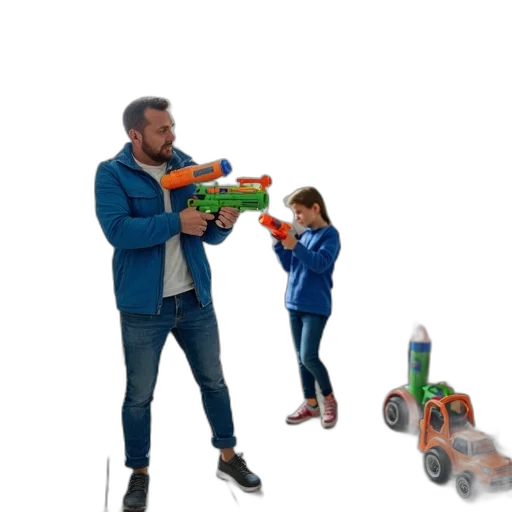 weapon, jacket, robot, bottle transparent PNG cut-out