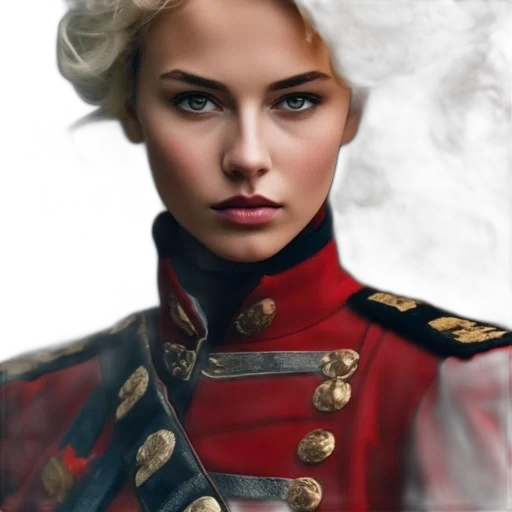 crown, face, jacket, staff transparent PNG cut-out