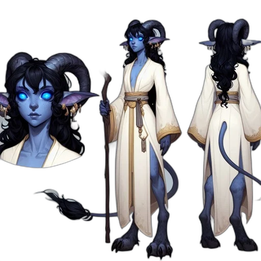 concept art, fantasy art, blue, dark transparent PNG cut-out