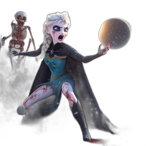staff, creature, concept art, fantasy art transparent PNG cut-out