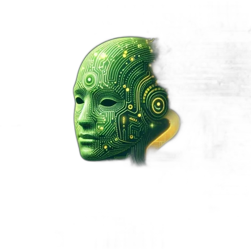 robot, mask, face, creature transparent PNG cut-out