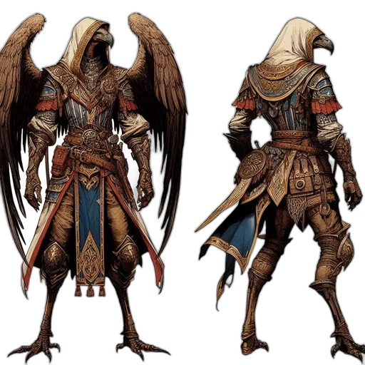 concept art, fantasy art, comic book art, 3d render transparent PNG cut-out
