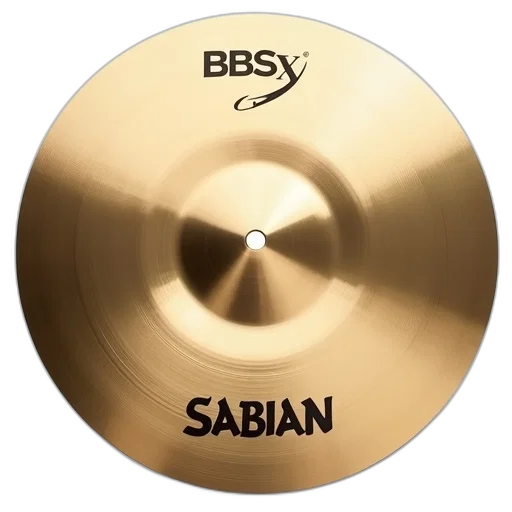 brass-colored, cymbal, smooth, reflective transparent PNG cut-out