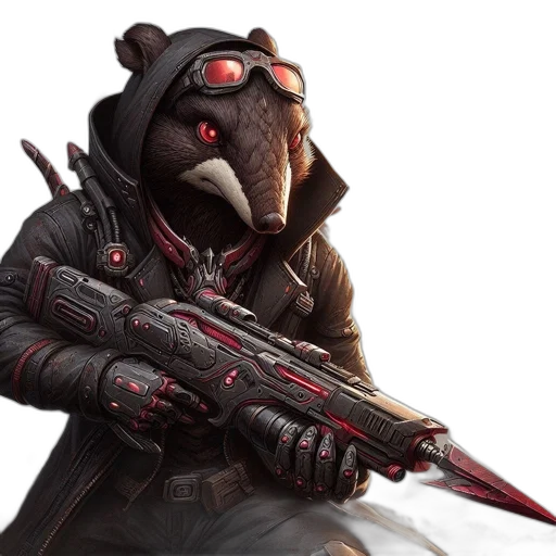 staff, weapon, creature, concept art transparent PNG cut-out