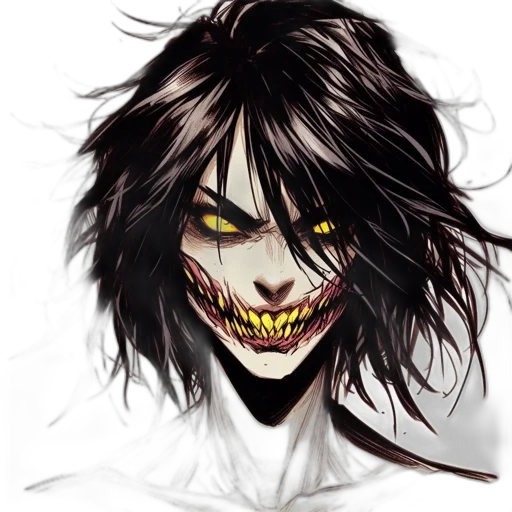 face, mask, creature, comic book art transparent PNG cut-out