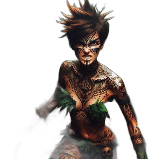 concept art, fantasy art, comic book art, photorealistic transparent PNG cut-out