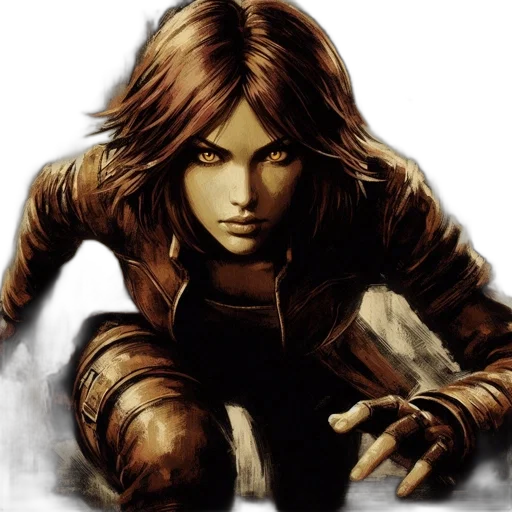 comic book art, fantasy art, concept art, photorealistic transparent PNG cut-out