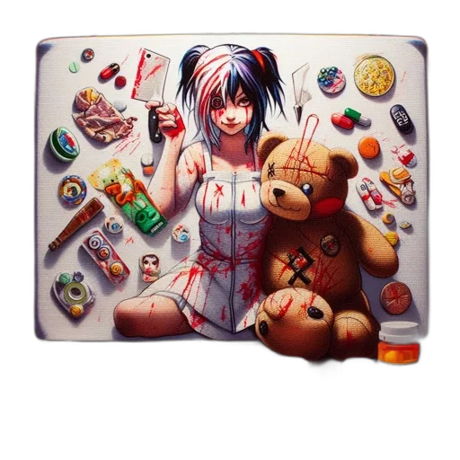 food, jewelry, pixel art, concept art transparent PNG cut-out