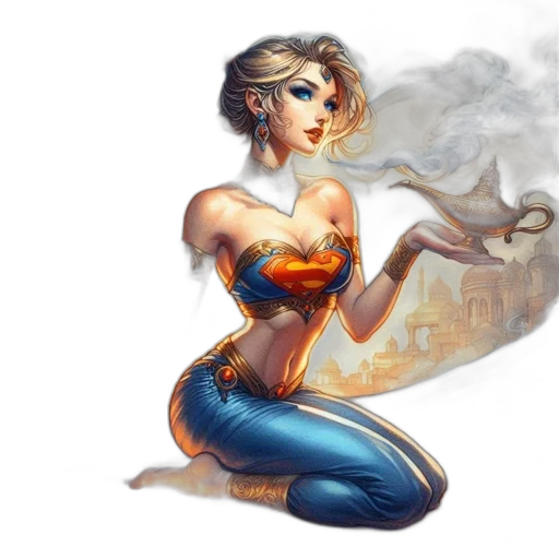 fantasy art, concept art, comic book art, pixel art transparent PNG cut-out