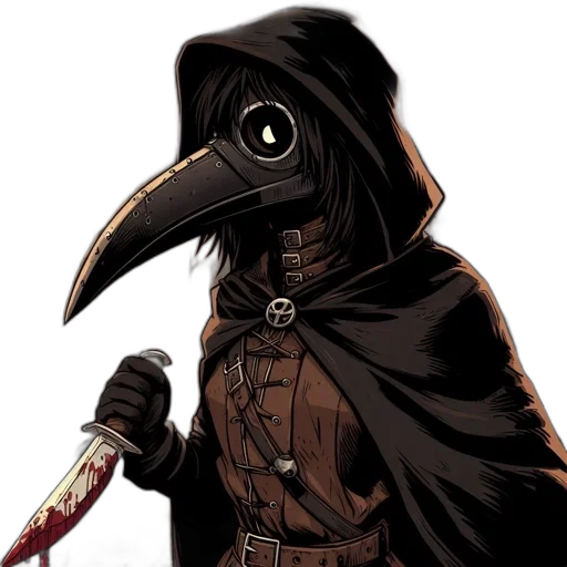mask, staff, animal, jacket transparent PNG cut-out