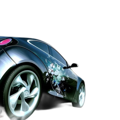 car, robot, 3d render, concept art transparent PNG cut-out