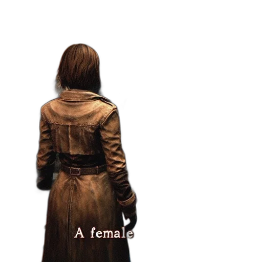 jacket, dress, weapon, staff transparent PNG cut-out