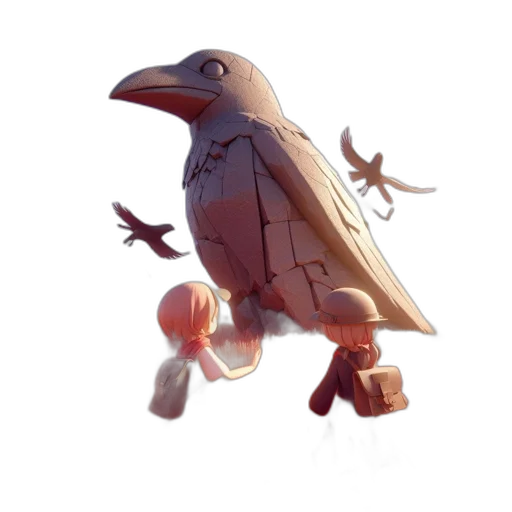 creature, animal, robot, staff transparent PNG cut-out