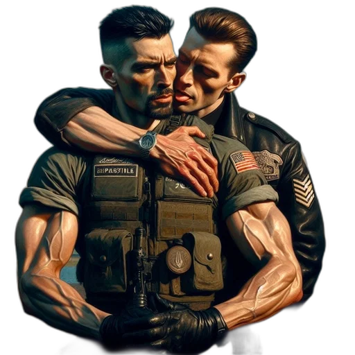 jacket, weapon, concept art, cyberpunk transparent PNG cut-out
