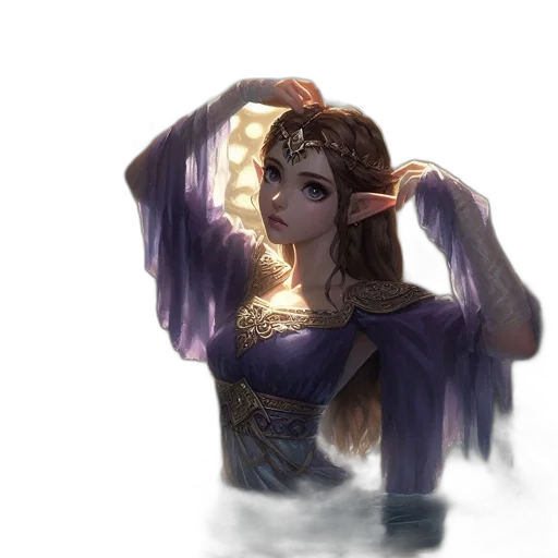 crown, dress, staff, jewelry transparent PNG cut-out