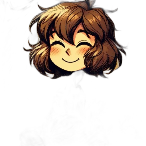 hair, face, crown, staff transparent PNG cut-out