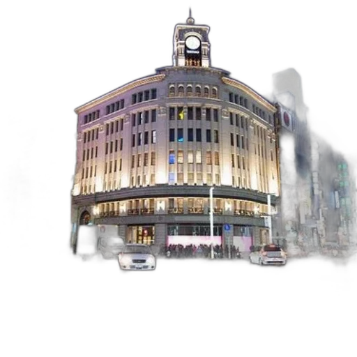 building, photorealistic, 3d render, concept art transparent PNG cut-out