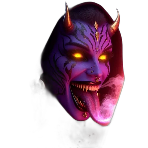 mask, face, dragon, fantasy art transparent PNG cut-out