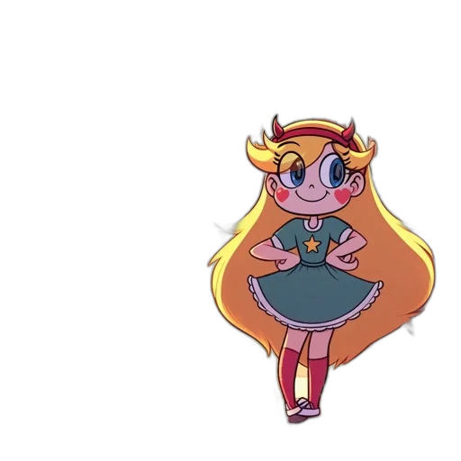 dress, crown, staff, creature transparent PNG cut-out