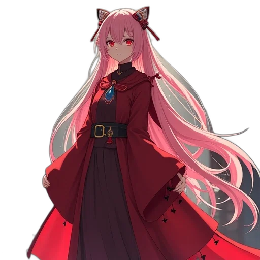 dress, staff, dragon, animal transparent PNG cut-out