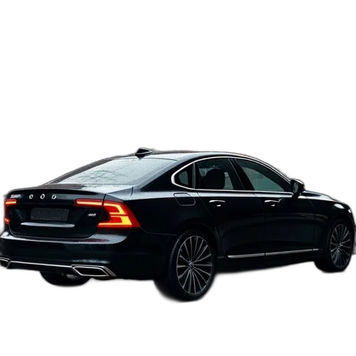 car, photorealistic, 3d render, black transparent PNG cut-out