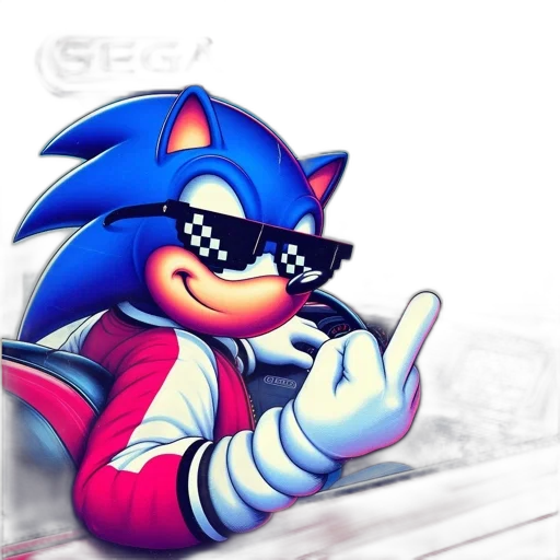 jacket, animal, 3d render, vaporwave transparent PNG cut-out