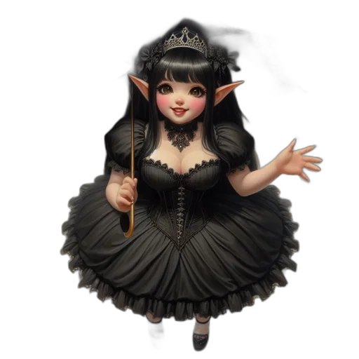 staff, dress, jewelry, fantasy art transparent PNG cut-out