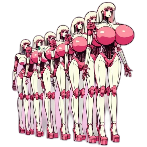 robot, weapon, dress, crown transparent PNG cut-out