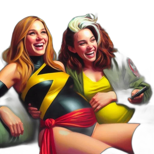 comic book art, concept art, photorealistic, cartoon transparent PNG cut-out