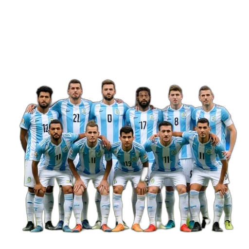 argentina, team, poses, photo transparent PNG cut-out