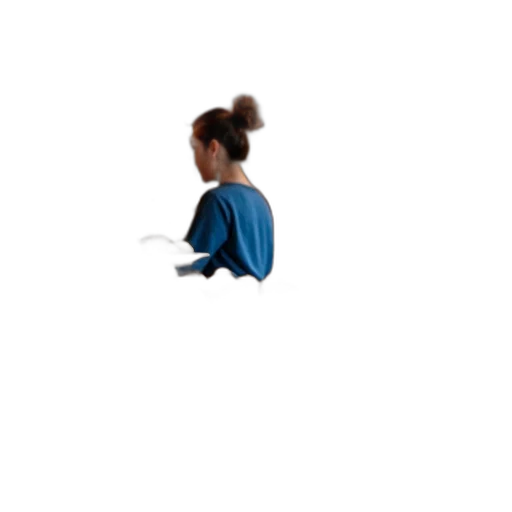 staff, jacket, hair, dress transparent PNG cut-out