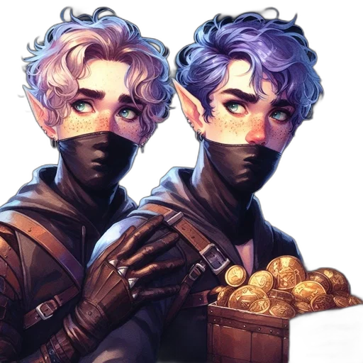 mask, concept art, fantasy art, pixel art transparent PNG cut-out
