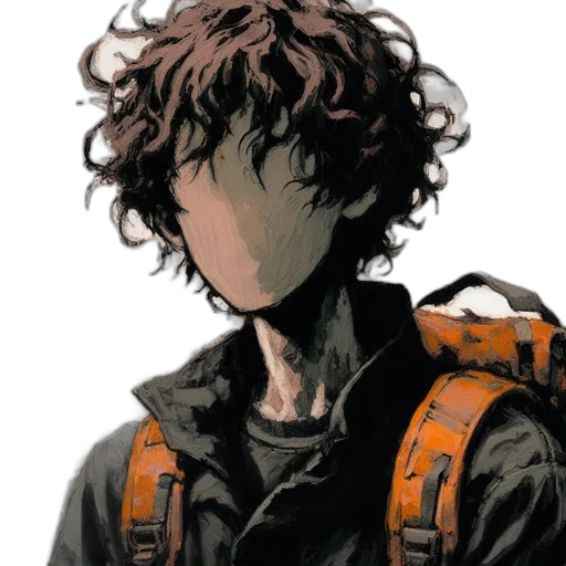 jacket, face, mask, weapon transparent PNG cut-out